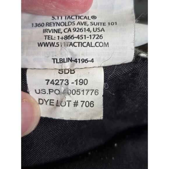 5.11 Tactical Pants 42 x 32 Green Cargo Teflon - Picture 14 of 15